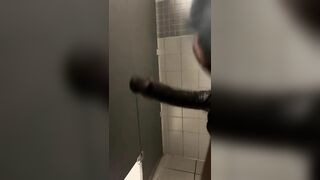 Beautiful BBC Sexting Nut Video in Public Bathroom kingpapabare - BussyHunter.com