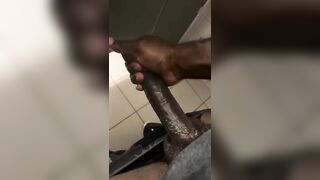 Beautiful BBC Sexting Nut Video in Public Bathroom kingpapabare - BussyHunter.com