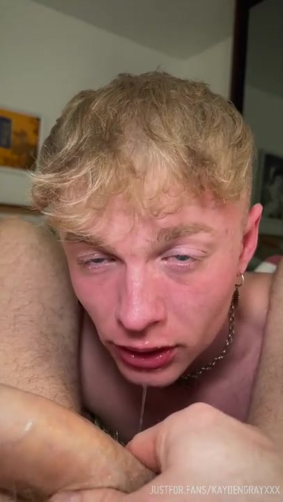 Kayden Gray - Hot twunky Corey Taylor cries huge tears as he struggles to swallow my dick then lets me mercilessly piledrive him into the floor _2