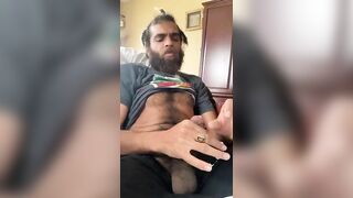 Rock Mercury Jerks thick sexy cock cumming thick jizz Rock Mercury