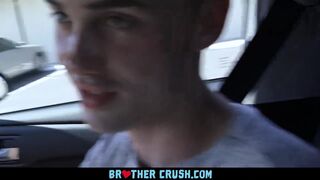 BrotherCrush - little StepBrother gets A Big Black Cock in his Asshole