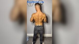 stripping and showing off my muscles and cock joshua tilleard thehandsomept