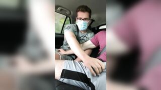 Cruising another UberPool passenger Jayson Parker - Amateur Gay Porn