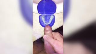 8 Cumshots to MILFs Nightguard before she Sucks him off & Feeds him his CUM Jetsfan1983 - BussyHunter.com