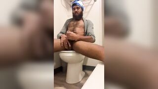 Hot hairy hotel bathroom wank thick cum dripping balls bouncing Mount Men Rock Mercury Rock Mercury - Amateur Gay Porn