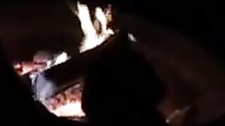 Stroking my Uncut Cock in Front of the Campfire in my Campsite, Risk of getting Caught by Neighbours Jetsfan1983 - BussyHunter.com