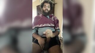 Poncho Jerking this thick black cock Mount Men Rock Mercury Rock Mercury - Amateur Gay Porn