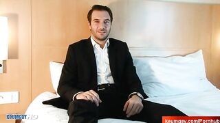 Handsome Straight Male's Cock to Taste. Stephane, Bankster - free gay porn