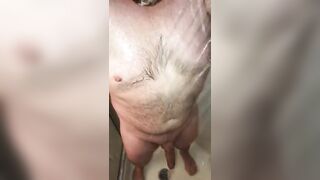 Shower Masturbation; Cumshot in Hand, Sucked it all Up, Mouthful of Cum, then I Swallowed it all up Jetsfan1983 - BussyHunter.com