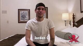 Jordan C Jacks the Cum out of his Cock - Amateur Gay Porn