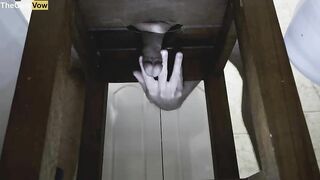 CLOSE UP; Milking my Big Cock under the Chair - Thick Cumshot (4K-60FPS) TheCumVow - BussyHunter.com