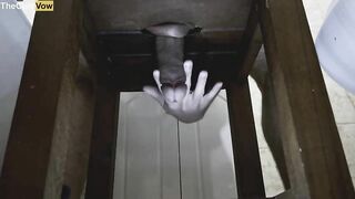 CLOSE UP; Milking my Big Cock under the Chair - Thick Cumshot (4K-60FPS) TheCumVow - BussyHunter.com