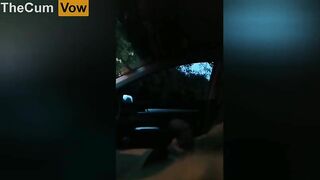 Jerking off while I Drive and Cumming in University Parking Lot - Public Masturbation TheCumVow - BussyHunter.com