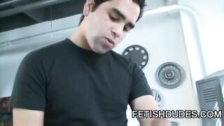 Alejandro; Fetish Latino on Latino Spanking Scene Fetish Dudes - Amateur Gay Porn