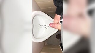 Almost Caught Jerking off in Front of the Urinal because of the Camera Light, had to Stop for later Jetsfan1983 - BussyHunter.com