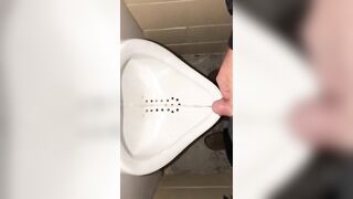 Almost Caught Jerking off in Front of the Urinal because of the Camera Light, had to Stop for later Jetsfan1983 - BussyHunter.com