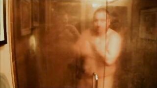 Steamy Shower Session - chub, chaser, bear blow jobs and jerking off in the shower BigBearNChaser