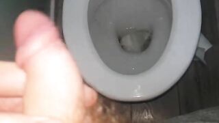 Teasing a flaccid uncut cock in slow motion