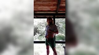 Fapping in an old Abandoned Shed i've found SelfSuckLust - BussyHunter.com