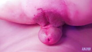 POV Close up Cumming after Dry Humping Cameltoe Pussy Toy puffikpuff - BussyHunter.com