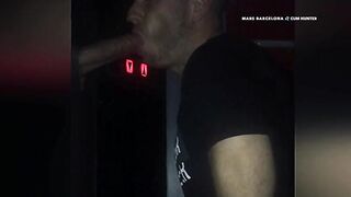 I Sucked a Big Cock in the Glory Hole Massive Cumshot Mars Barcelona - BussyHunter.com