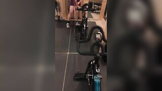 Gym Masturbation - Jerk off & Cum while Naked Cycling on my new Exercise Spin Bike Jetsfan1983 - BussyHunter.com