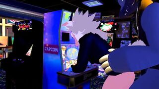 Female Nardo Gets Pounded by Massive Wickerbeast in Arcade ToasterBottom - BussyHunter.com