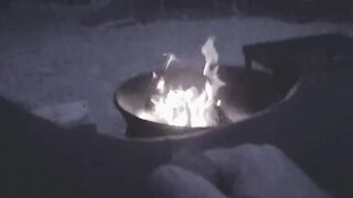 I saw him Stroking his Cock alone by the Campfire, so I came to him with my Mouth to help him Cum Jetsfan1983 - BussyHunter.com