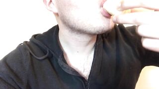 Erotic Banana Eating MaleEroticASMR - BussyHunter.com