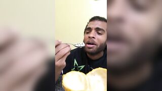 ROCK MERCURY Eats Yellow DRAGON FRUIT from imperfect foods Rock Mercury - Amateur Gay Porn