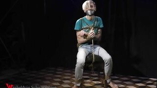 NICKY BONDAGED AND GAGGED wanheldvig - BussyHunter.com