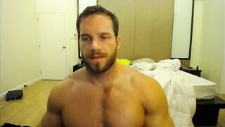 Nude Flexing and Poses with Brock Jacobs brockoncam - BussyHunter.com