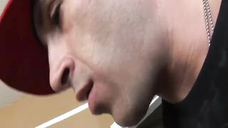 Swallowing a Massive Cock on TIMSUCK - Amateur Gay Porn