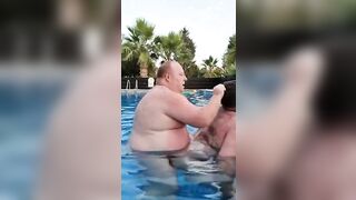 Daddy Fucks Boy in Swimming Pool Brummieboi89 - BussyHunter.com