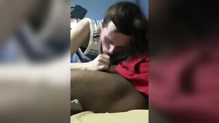 Hot BBC Sloppy Blowjob