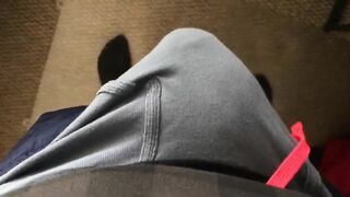 Edging in Adidas Sweats & Basketball Shorts nmctstud - BussyHunter.com