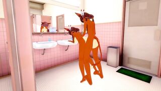 Trap the Foxes Futa Furry Hot Sex In The Toilet [3d hentai uncensored] YR Lesnik