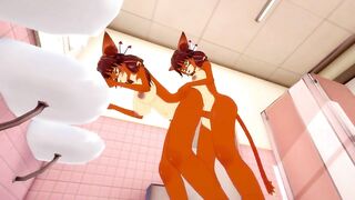 Trap the Foxes Futa Furry Hot Sex In The Toilet [3d hentai uncensored] YR Lesnik