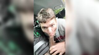 Big Dick Blowjob On Highway With HUGE CUMSHOTS TyWithBruno