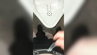 Compilation of Pissing and Cumming at a Urinal twice this Weekend Jetsfan1983 - BussyHunter.com