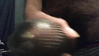 Stroking My Cock with New Sex Toy SnipeSh0t