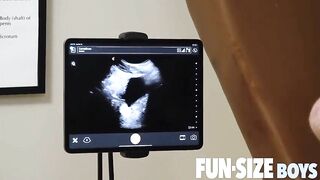 Hung Doctor uses Ultrasound to Show his Bare Dick in Boy_Fun-Size Boys_480p