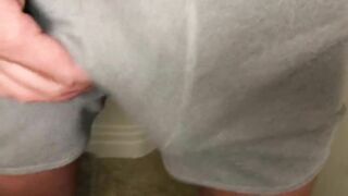 Quarantined Cumming in Gray Hanes Boxer Briefs nmctstud - BussyHunter.com