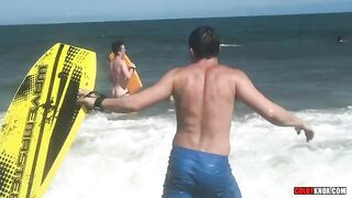 Hot Boys Fuck RAW on a Beach Colby Knox