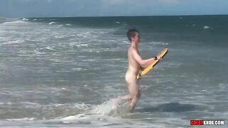 Hot Boys Fuck RAW on a Beach Colby Knox