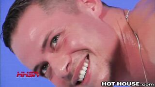 HotHouse Roman & Aston Hot Raw Sex at Photoshoot & Cum all over Abs Hot House