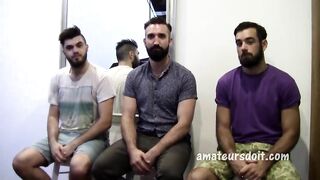 Hairy Amateur Threesome Australian Amateurs Do It - BussyHunter.com