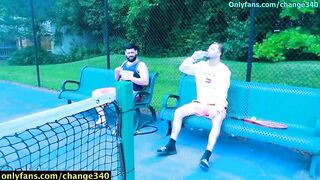 Big Grindr Chub Fucked by Tattooed Guy outside on Golf Cart TheCHANGE340 - BussyHunter.com