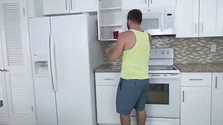 Redneck Daddy Rims, Fucks and Breeds His boy's Hole on the Kitchen Counter pantheonprod