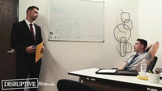 Douchebag Boss Dominates Submissive Employee at Work - Carter Woods, Masyn Thorne Disruptive Films - BussyHunter.com